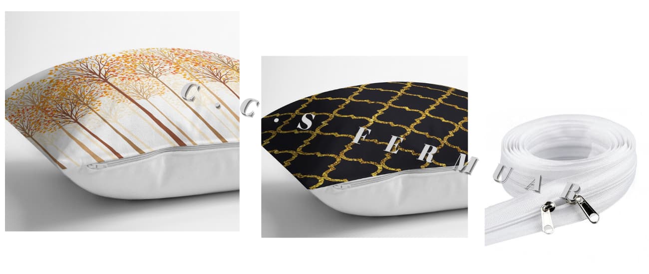 kırlent naylon fermuar